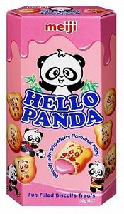 Meij Meij - Hello Panda - Strawberry 50 Gram