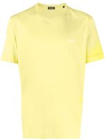 Zegna t-shirt à logo brodé - Jaune