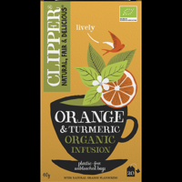 Clipper Orange & Turmeric Organic Infusion 20 Zakjes 40 g bij Jumbo