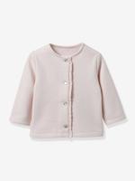 Vestje van sweater voor baby's - Biologisch katoen CYRILLUS lichtroze