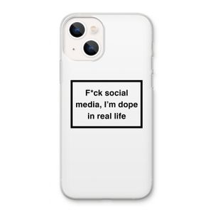 I'm dope: iPhone 13 Transparant Hoesje