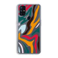 Colored Zebra: OnePlus Nord N10 5G Transparant Hoesje