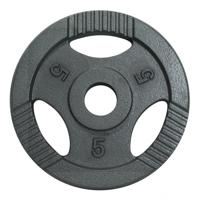 Halterschijf 5 kg Gripper Gietijzer Zilver - 50/51 mm Halterschijf 5 kg Gripper Gietijzer Zilver - 50/51 mm