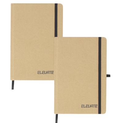 Notitieboekje Elevate - 2x - A5 formaat - zwart - 14 x 21 cm ? karton/papier ? Opschrijfboekje