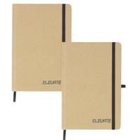 Notitieboekje Elevate - 2x - A5 formaat - zwart - 14 x 21 cm ? karton/papier ? Opschrijfboekje