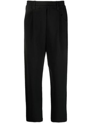 Brunello Cucinelli pantalon à taille élastique - Noir