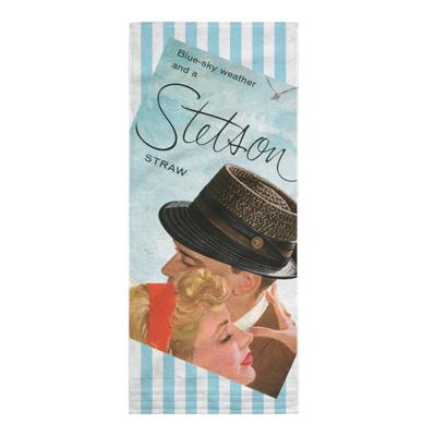 Stetson Strand Handdoek Blauw Wit