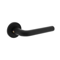 Intersteel DeurklinkDerby aluminium zwart Ø 5cm - 0023.007302