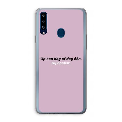 gij beslist: Samsung Galaxy A20s Transparant Hoesje