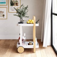 Umbra Trolley 'Bellwood' kleur Wit/Naturel