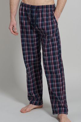 Gotzburg Pyjamabroek clubhouse blauw-rood ruit