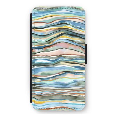 Watercolor Agate: iPhone 11 Flip Hoesje