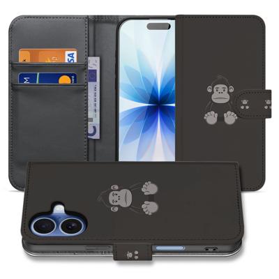 Portemonnee hoesje iPhone 17 Gorilla Bruin Met Pasjes