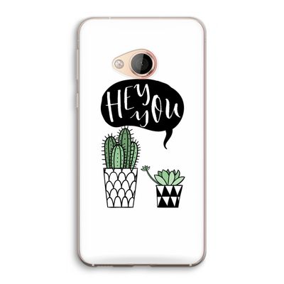 Hey you cactus: HTC U Play Transparant Hoesje