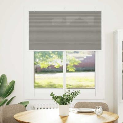 Pliss rolgordijn 110x100 cm stofbreedte 109,4 cm antraciet