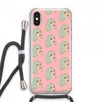 King Kylie: iPhone XS Max Transparant Hoesje met koord