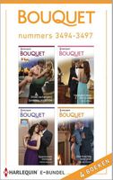 Bouquet e-bundel nummers 3494-3497 (4-in-1) - Sandra Marton, Julia James, Robyn Donald, Lee Wilkinson - ebook