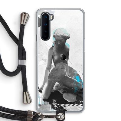 I will not feel a thing: OnePlus Nord Transparant Hoesje met koord