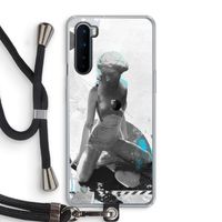 I will not feel a thing: OnePlus Nord Transparant Hoesje met koord