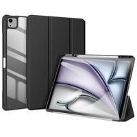 iPad Air 13 (2024) Dux Ducis Toby Tri-Fold Smart Folio Hoesje - Zwart - thumbnail