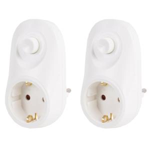 Benson Stekker dimmer - Multipak van 4x stuks - max. 280 Watt