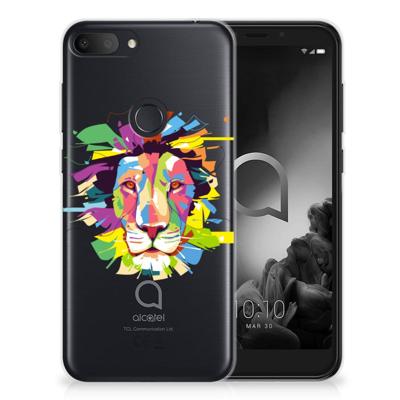 Alcatel 1S (2019) Telefoonhoesje met Naam Lion Color Alcatel 1S (2019) Telefoonhoesje met Naam Lion Color