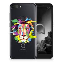 Alcatel 1S (2019) Telefoonhoesje met Naam Lion Color