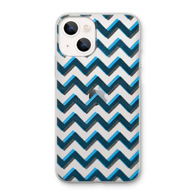 Onderbroken lijn: iPhone 13 mini Transparant Hoesje