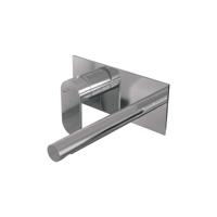 Brauer Chrome Edition Inbouw Wastafelmengkraan met Rechte Uitloop en Afdekplaat Model C2 Chroom