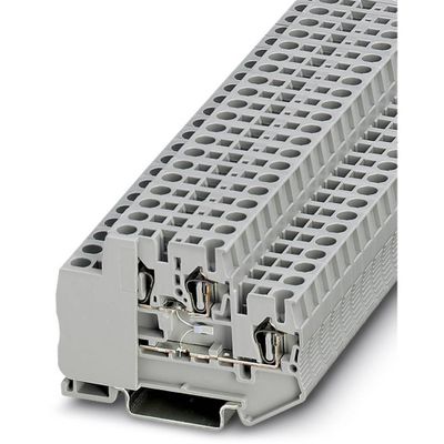 Phoenix Contact 3035564 Doorgangsserieklem 7.4 mm Spanveer Grijs 50 stuk(s)