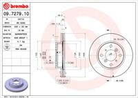 Brembo Remschijven 09.7279.10