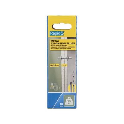 Blister van 10 stuks. metalen expansiepluggen ø8x46 schroeven m4x55 5001547 snel