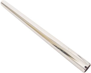 zadelpen vast 22,0 x 350 mm staal zilver