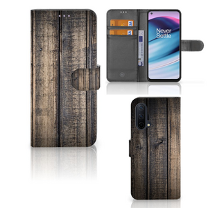 OnePlus Nord CE 5G Book Style Case Steigerhout
