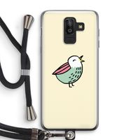 Birdy: Samsung Galaxy J8 (2018) Transparant Hoesje met koord