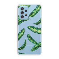Lange bladeren: Samsung Galaxy A73 Transparant Hoesje