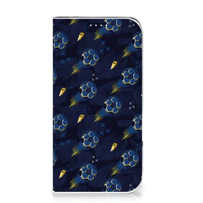 Bookcase iPhone 16 Plus Painting Blue Bookcase iPhone 16 Plus Painting Blue