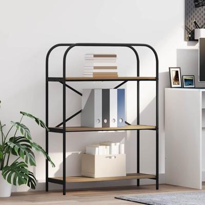 Boekenkast artisanaal eikenkleurig 80 x 30 x 109 cm