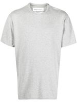 extreme cashmere short-sleeve knitted top - Gris