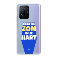 Laat de zon in je hart: Xiaomi 11T Transparant Hoesje