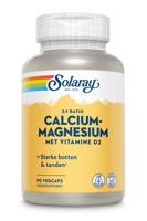 Solaray Calcium magnesium vitamine D2 2:1 ratio 90 Vegetarische capsules