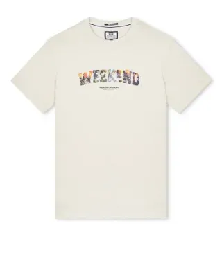 Weekend Offender - Saturday Graphic T-Shirt - Beige