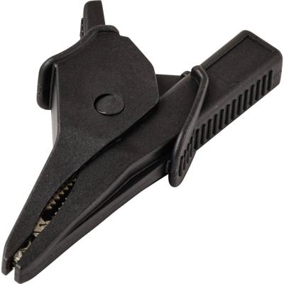 VOLTCRAFT MSK-135 Krokodillenklem Steekaansluiting 4 mm CAT IV 600 V, CAT III 1000 V Zwart