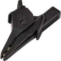 VOLTCRAFT MSK-135 Krokodillenklem Steekaansluiting 4 mm CAT IV 600 V, CAT III 1000 V Zwart