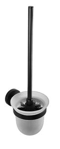 Sapho X-Round hangende toiletborstelhouder zwart