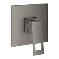 Grohe Eurocube Inbouwthermostaat - 1 knop - zonder omstel - brushed hard graphite 24061AL0