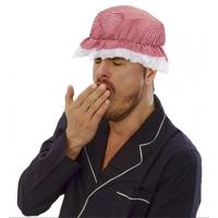 Slaapmuts - rood/wit - volwassenen - gestreept - verkleedmuts slaapmutsen Slaapmuts - rood/wit - volwassenen - gestreept - verkleedmuts slaapmutsen