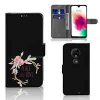 Motorola Moto G7 | G7 Plus Leuk Hoesje Boho Text