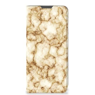 Motorola Moto G22 | Standcase | Marmer Goud