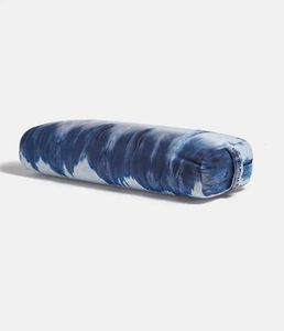 Manduka Yoga Bolster Blauw Rechthoekig - Handgeverfd - 67 x 15 x 30 cm